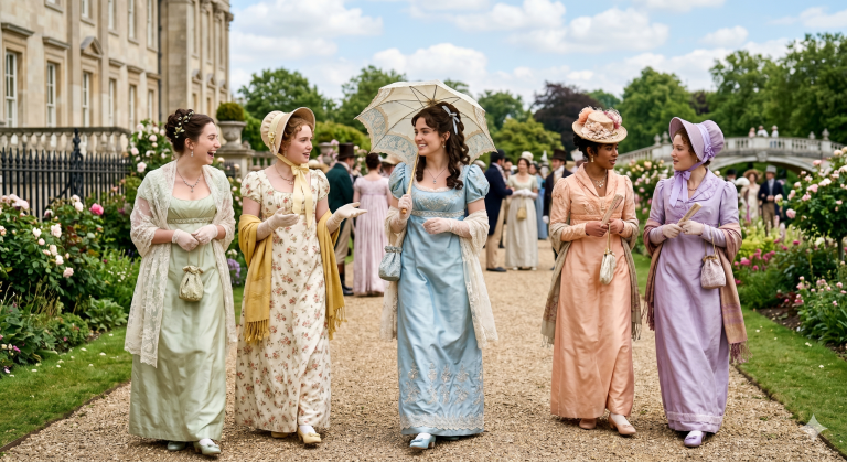 Critique Bridgerton Netflix - Scène de bal dans la série
